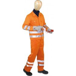 Warnschutz-Bekleidung Warnschutz-Jacke leuchtorange Prevent® Art-Nr.: WJW 370 g/m2